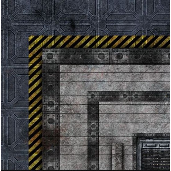 Frontline Gaming Mats - Industrial v.1 4' x 6' (In-store Pick-up Only)