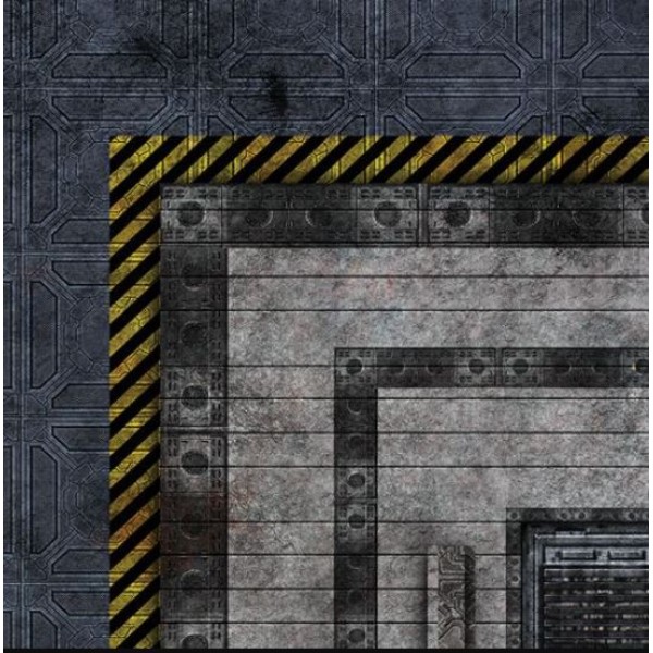 Frontline Gaming Mats - Industrial v.1 3' x 3' (In-store Pick-up Only)