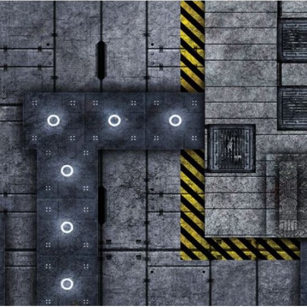 Frontline Gaming Mats - Industrial v.1 3' x 3' (In-store Pick-up Only)