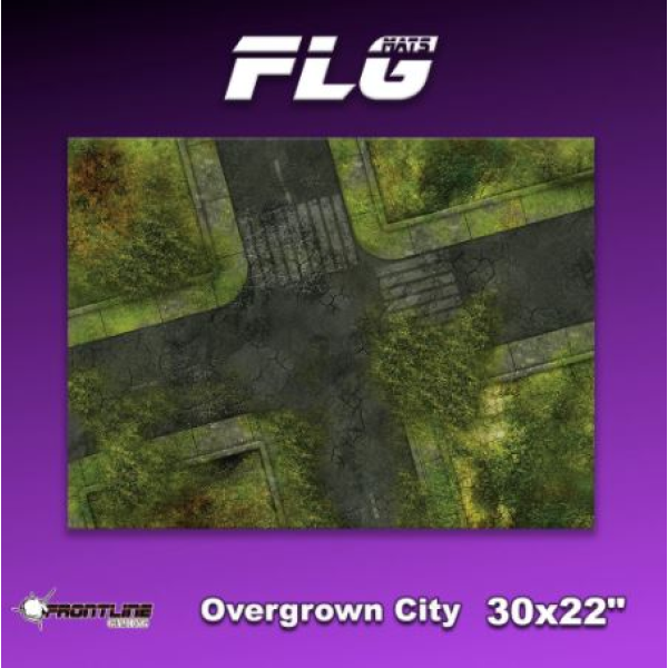 Frontline Gaming Mats - Overgrown City 30'' x 22'' (Kill Team) (In-store Pick-up Only)