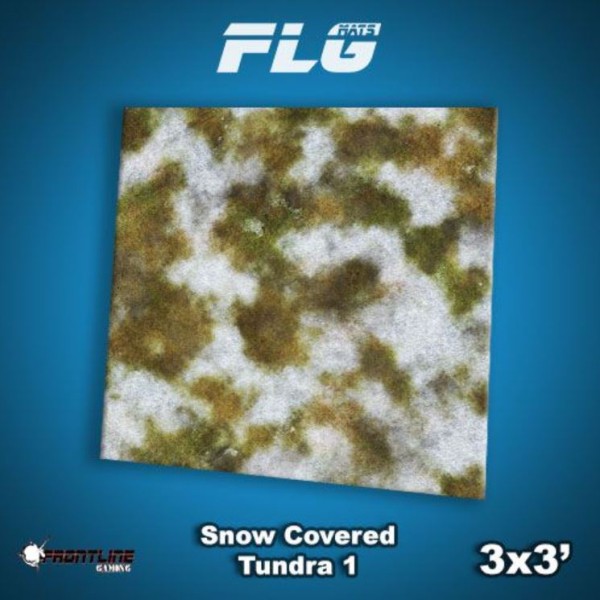 Frontline Gaming Mats - Snow Covered Tundra 3' x 3' (In-store Pick-up Only)