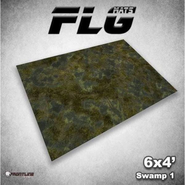 Frontline Gaming Mats - Swamp v.1 4' x 6' (In-store Pick-up Only)