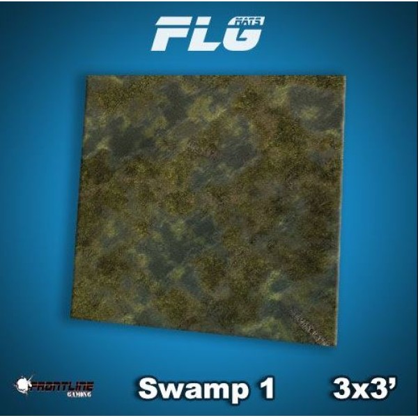 Frontline Gaming Mats - Swamp v.1 3' x 3' (In-store Pick-up Only)