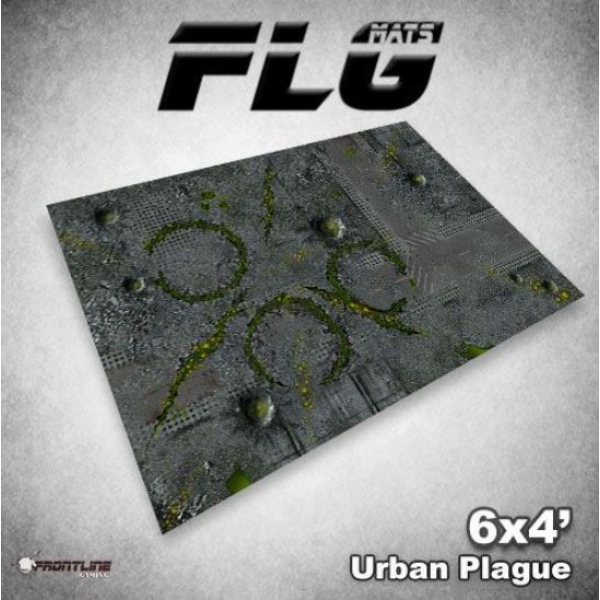 Frontline Gaming Mats - Urban Plague 4' x 6' (In-store Pick-up Only)
