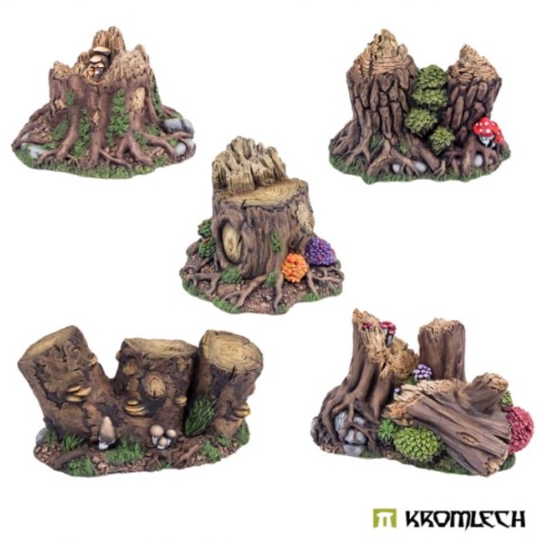 Kromlech - Fantasy Terrain - Dark Forest Tree Stumps