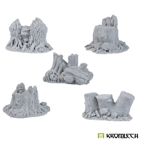 Kromlech - Fantasy Terrain - Dark Forest Tree Stumps