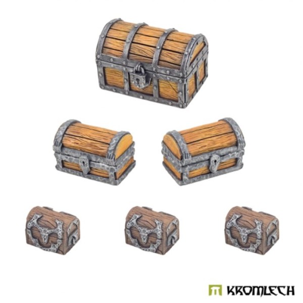 Kromlech - Conversion Bitz - Nekropolis Basing Kit: Wooden Chests