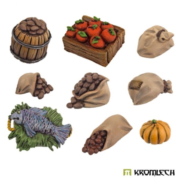 Kromlech - Conversion Bitz - Fantasy Town Marketplace - Set 1