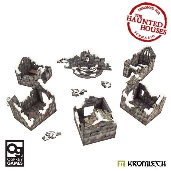 Kromlech - Frostgrave / Fantasy Terrain - Haunted Houses (MDF)