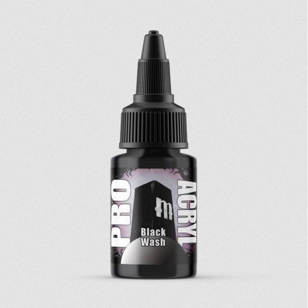 Monument Hobbies - Pro Acryl - Black Wash 22ml