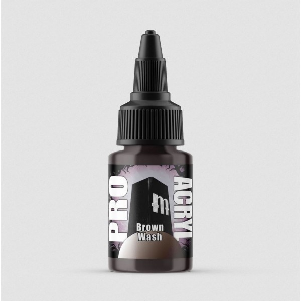 Monument Hobbies - Pro Acryl - Brown Wash 22ml