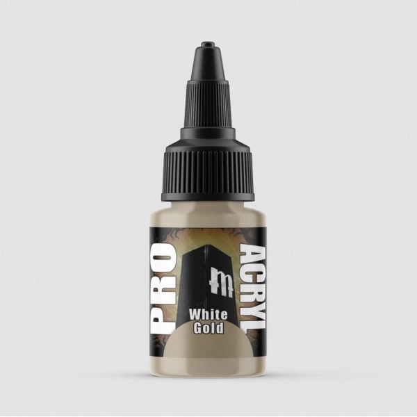 Monument Hobbies - Pro Acryl - White Gold 22ml