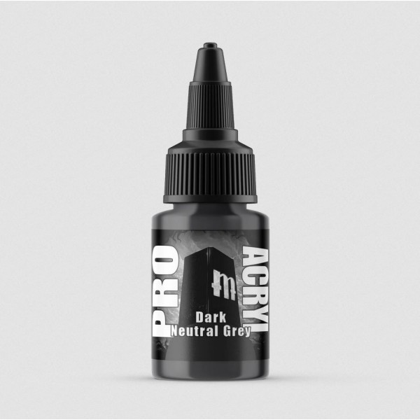 Monument Hobbies - Pro Acryl - Dark Neutral Grey 22ml