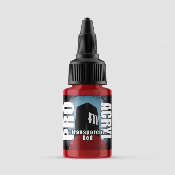 Monument Hobbies - Pro Acryl - Transparent Red 22ml