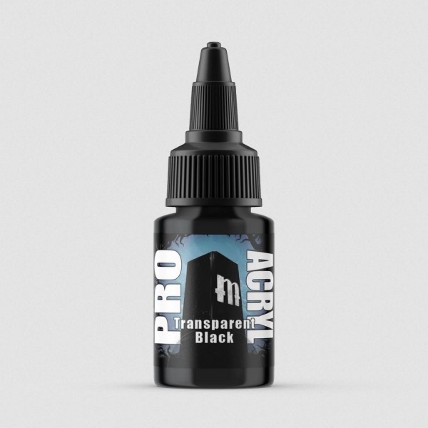 Monument Hobbies - Pro Acryl - Transparent Black 22ml