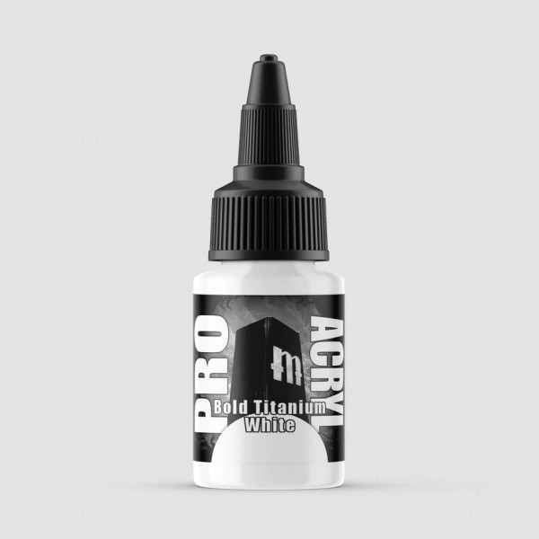 Monument Hobbies - Pro Acryl - Titanium White 22ml