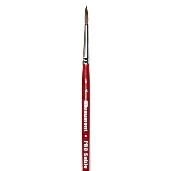 Monument Hobbies - Pro Series Brushes - PRO Sable Size #4