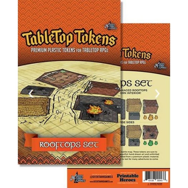 Tabletop Tokens - Rooftops Set