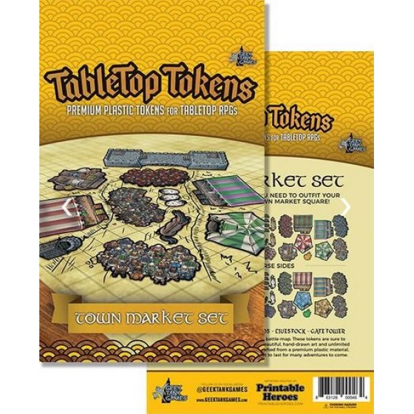 Clearance - Tabletop Tokens - Town Market Set