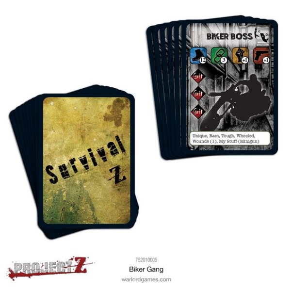 PROJECT Z - The Zombie Miniatures Game - Biker Gang