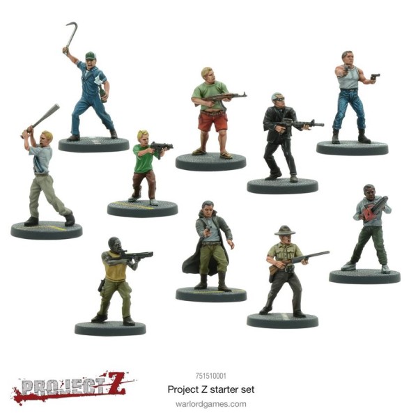 PROJECT Z - The Zombie Miniatures Game Core Set - Warlord Games