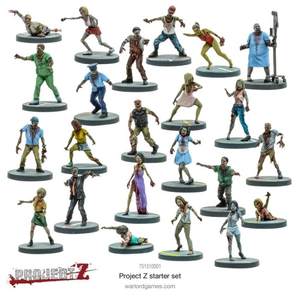 PROJECT Z - The Zombie Miniatures Game Core Set - Warlord Games