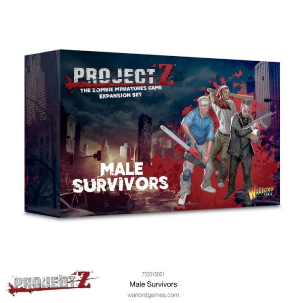 PROJECT Z - The Zombie Miniatures Game - Male Survivors