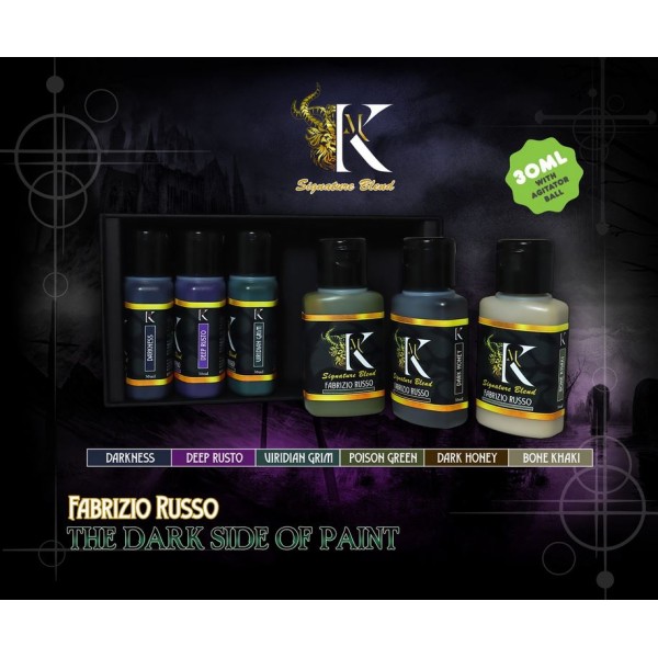 Kimera Kolors - SIGNATURE SET – FABRIZIO RUSSO – The Dark Side of Paint