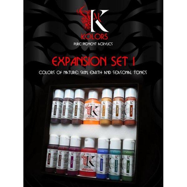 Kimera Kolors - Pure Pigment Paints Expansion Set: - Colors of Nature 