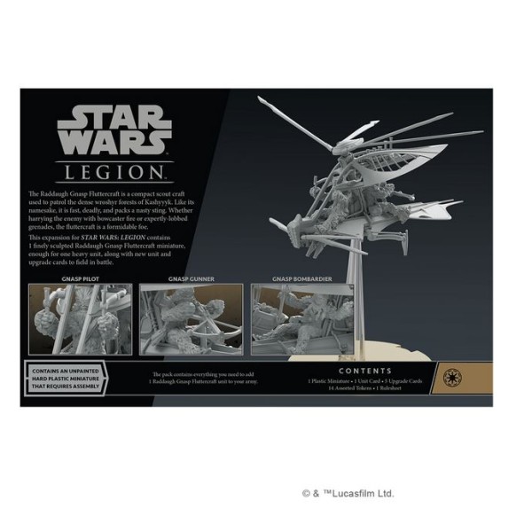 Star Wars - Legion Miniatures Game - Raddaugh Gnasp Fluttercraft Unit Expansion