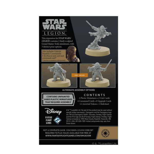 Star Wars - Legion Miniatures Game - Grand Master Yoda - Commander Expansion
