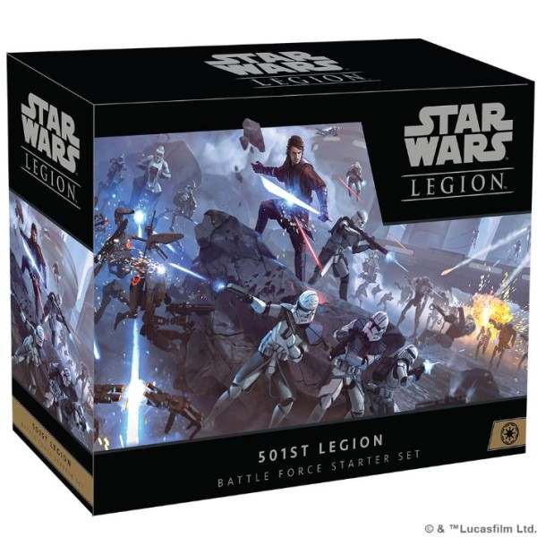 Star Wars - Legion Miniatures Game - 501st Legion - Battle Force Starter Set