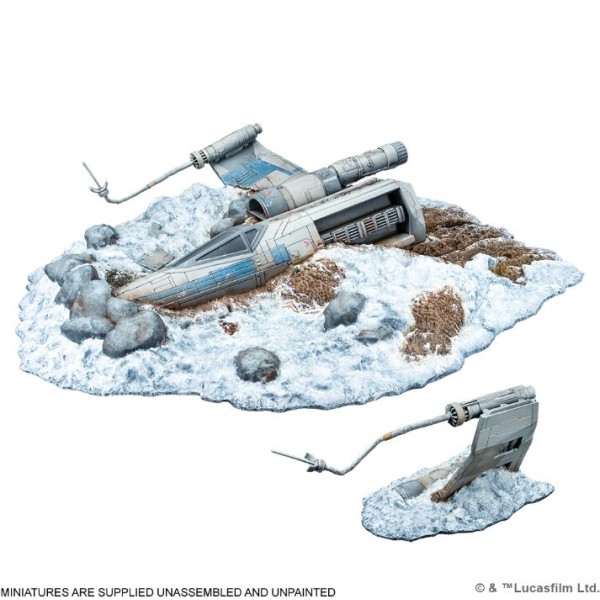 Star Wars - Legion Miniatures Game - Crashed X-wing Battlefield Expansion