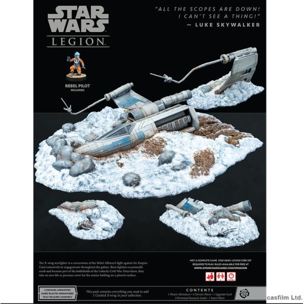 Star Wars - Legion Miniatures Game - Crashed X-wing Battlefield Expansion