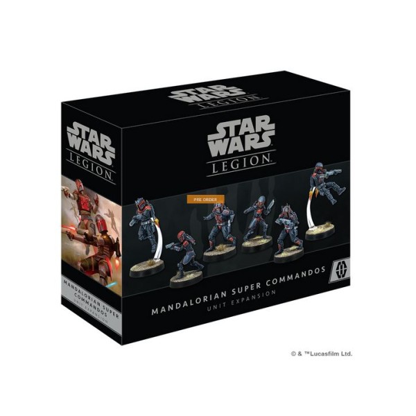 Star Wars - Legion Miniatures Game - Mandalorian Super Commandos Unit Expansion