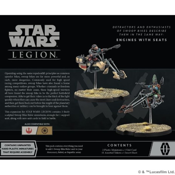 Star Wars - Legion Miniatures Game - Swoop Bike Riders - Unit Expansion