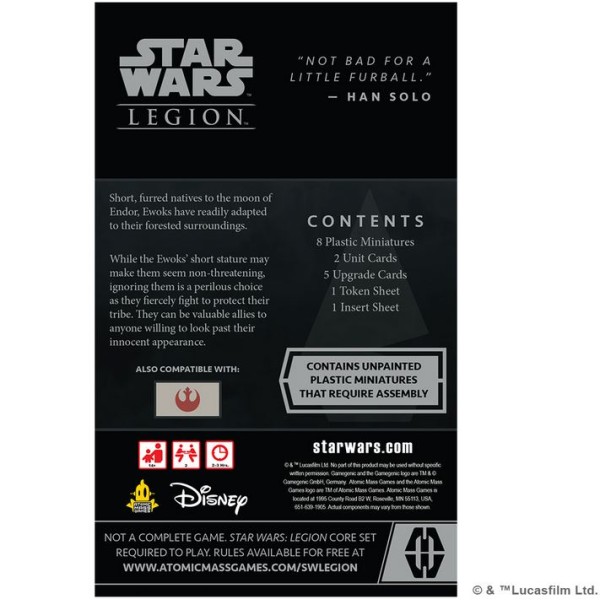 Star Wars - Legion Miniatures Game - Ewok Warriors Unit Expansion