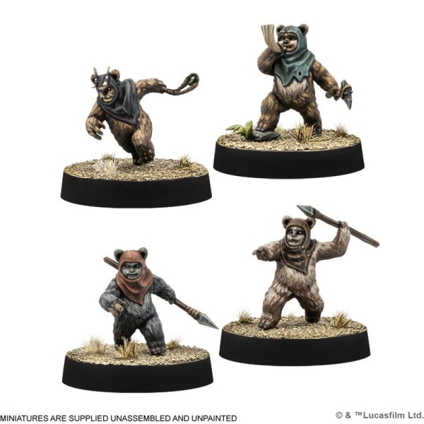 Star Wars - Legion Miniatures Game - Ewok Warriors Unit Expansion