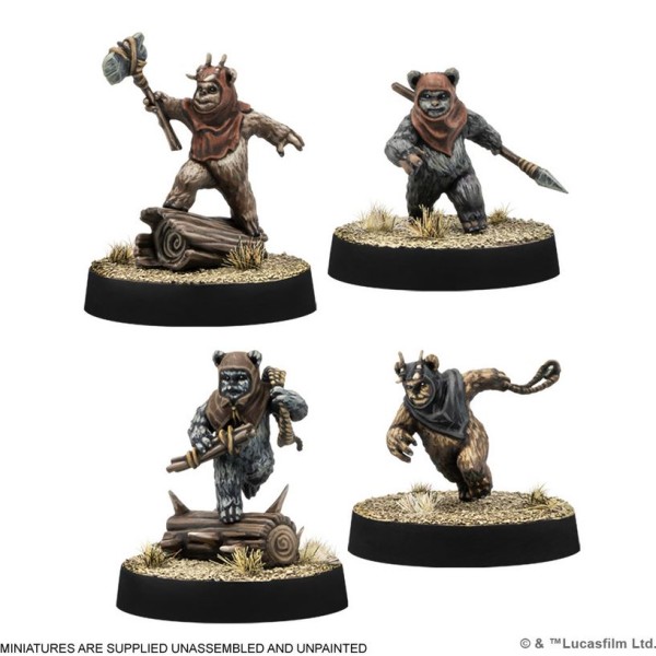 Star Wars - Legion Miniatures Game - Ewok Warriors Unit Expansion