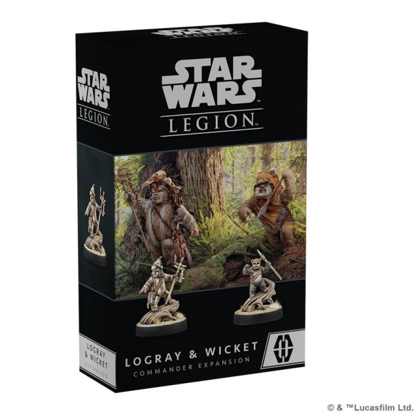 Star Wars - Legion Miniatures Game - Logray and Wicket Commander Expansion