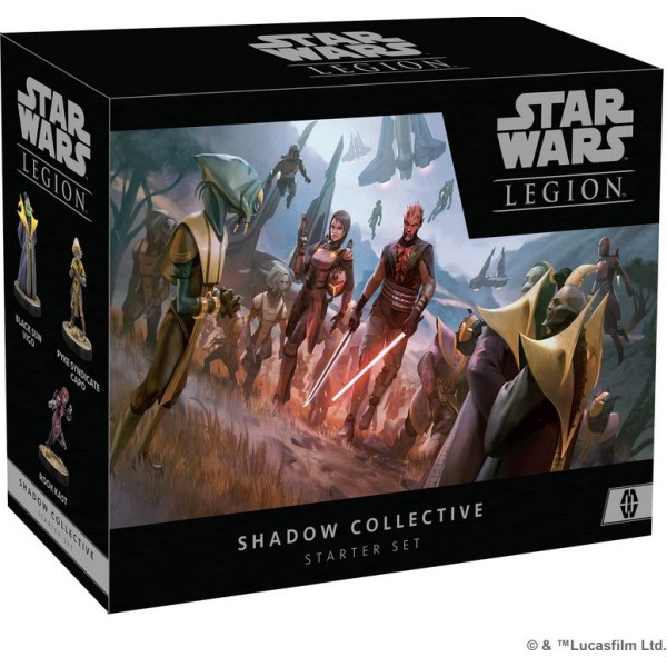 Star Wars - Legion Miniatures Game - Shadow Collective Mercenary - Starter Set