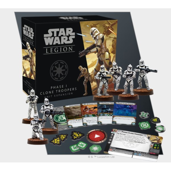 Star Wars - Legion Miniatures Game - Phase I Clone Troopers Unit Expansion