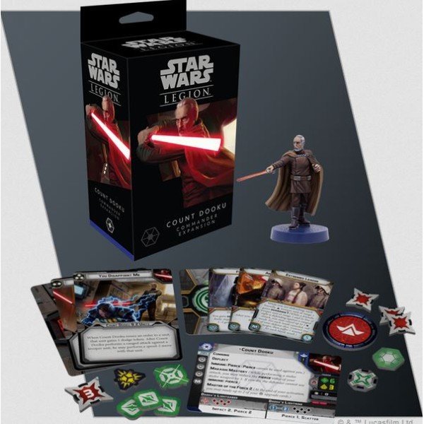 Star Wars - Legion Miniatures Game - Count Dooku Commander Expansion