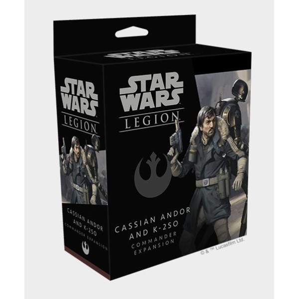 Star Wars - Legion Miniatures Game - Cassian Andor and K-2SO Commander Expansion
