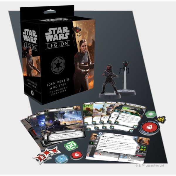 Star Wars - Legion Miniatures Game - Iden Versio and ID10 Commander Expansion