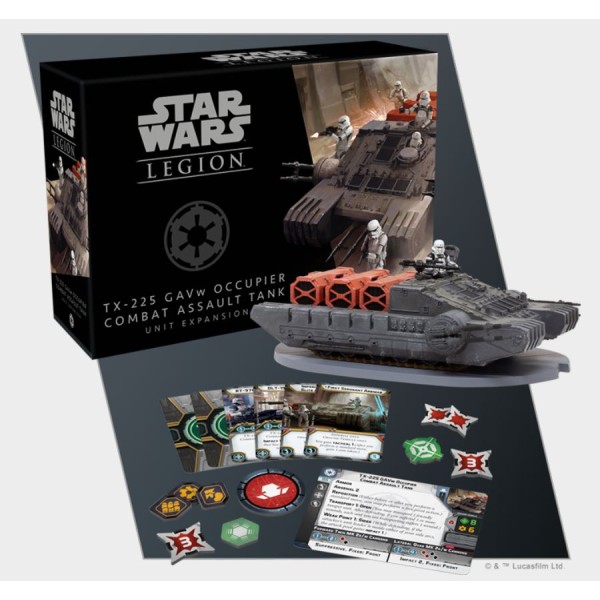 Star Wars - Legion Miniatures Game - TX-225 GAVw Occupier Combat Assault Tank Unit Expansion