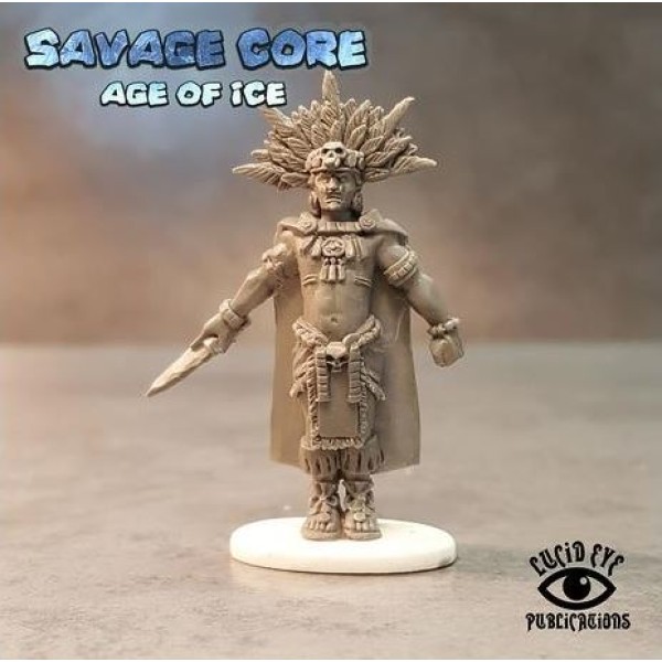 Savage Core - Age of Ice - Jaguar Tribe Boss - High Blood Priest, Skull Cloud