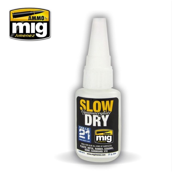 Mig AMMO - SLOW DRY - CYANOACRYLATE (Super Glue)