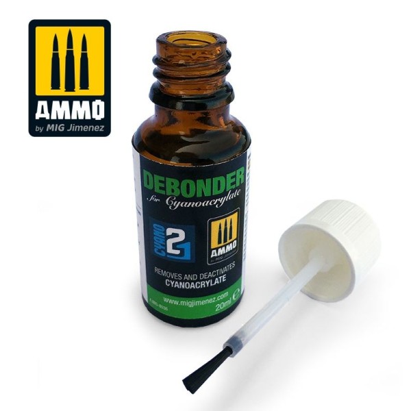 Mig AMMO - DEBONDER 20mL (Cyanoacrylate / Super Glue) 