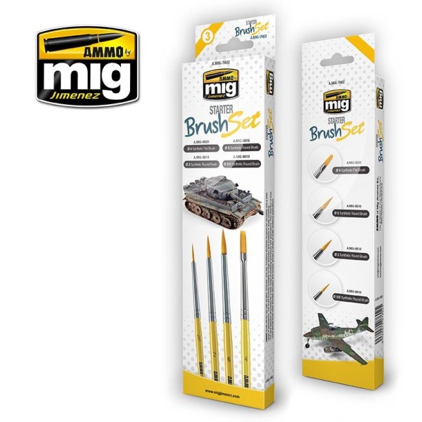 MIG AMMO - STARTER BRUSH SET